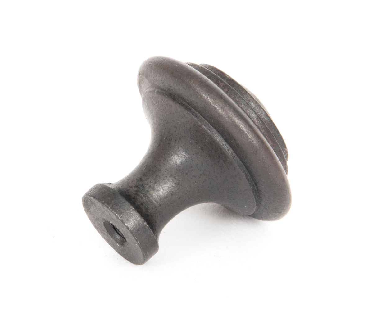 From The Anvil - Beeswax Ringed Cabinet Knob - Large | Sku. 33380 | Trade Door Handles.
