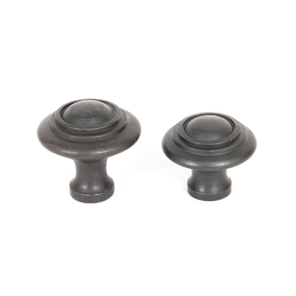 From The Anvil - Beeswax Ringed Cabinet Knob - Large | Sku. 33380 | Trade Door Handles.