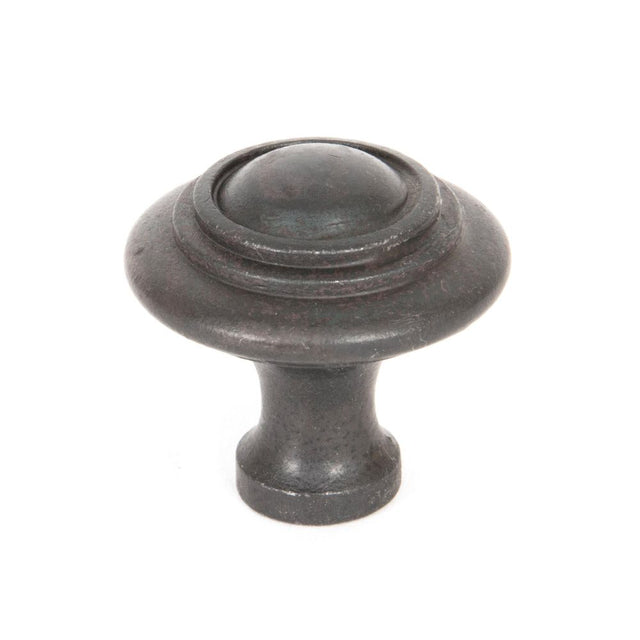 From The Anvil - Beeswax Ringed Cabinet Knob - Large | Sku. 33380 | Trade Door Handles.