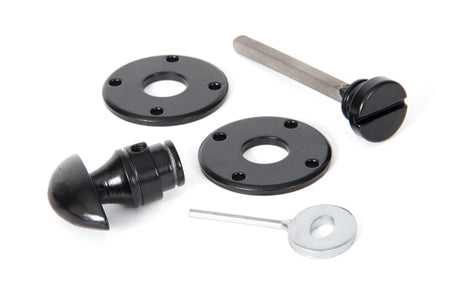 From The Anvil - Black Round Bathroom Thumbturn | Sku. 33382 | Trade Door Handles.