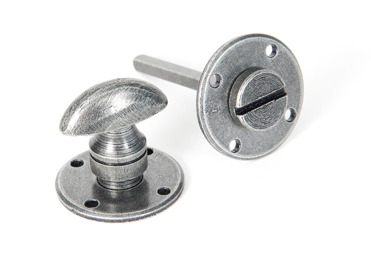 From The Anvil - Pewter Round Bathroom Thumbturn | Sku. 33383 | Trade Door Handles.