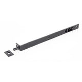 From The Anvil - Black 12" Flush/Slide Door Bolt | Sku. 33392 | Trade Door Handles.