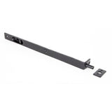 From The Anvil - Black 12" Flush/Slide Door Bolt | Sku. 33392 | Trade Door Handles.