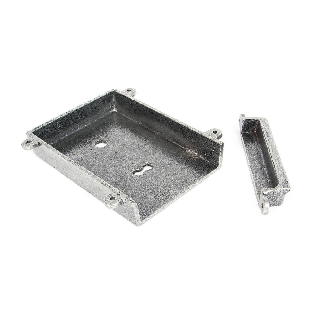 From The Anvil - Pewter Rim Lock & Cast Iron Cover | Sku. 33394 | Trade Door Handles.