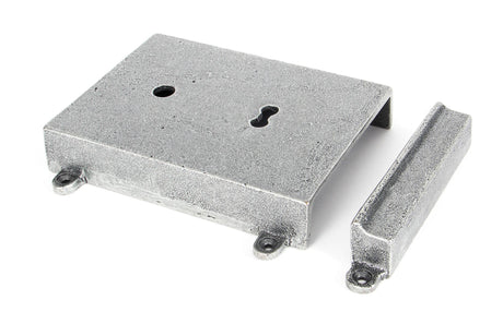 From The Anvil - Pewter Rim Lock & Cast Iron Cover | Sku. 33394 | Trade Door Handles.