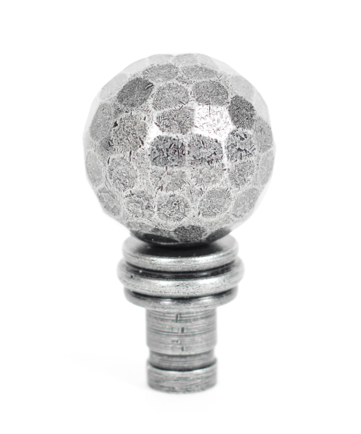 From The Anvil - Pewter Hammered Ball Curtain Finial (pair) | Sku. 33397 | Trade Door Handles.
