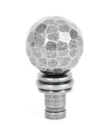 From The Anvil - Pewter Hammered Ball Curtain Finial (pair) | Sku. 33397 | Trade Door Handles.