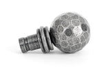 From The Anvil - Pewter Hammered Ball Curtain Finial (pair) | Sku. 33397 | Trade Door Handles.