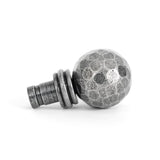 From The Anvil - Pewter Hammered Ball Curtain Finial (pair) | Sku. 33397 | Trade Door Handles.