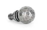From The Anvil - Pewter Hammered Ball Curtain Finial (pair) | Sku. 33397 | Trade Door Handles.