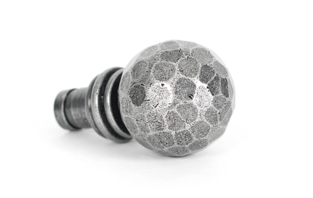 From The Anvil - Pewter Hammered Ball Curtain Finial (pair) | Sku. 33397 | Trade Door Handles.
