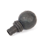 From The Anvil - Beeswax Hammered Ball Curtain Finial (pair) | Sku. 33398 | Trade Door Handles.