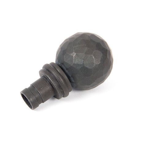 From The Anvil - Beeswax Hammered Ball Curtain Finial (pair) | Sku. 33398 | Trade Door Handles.