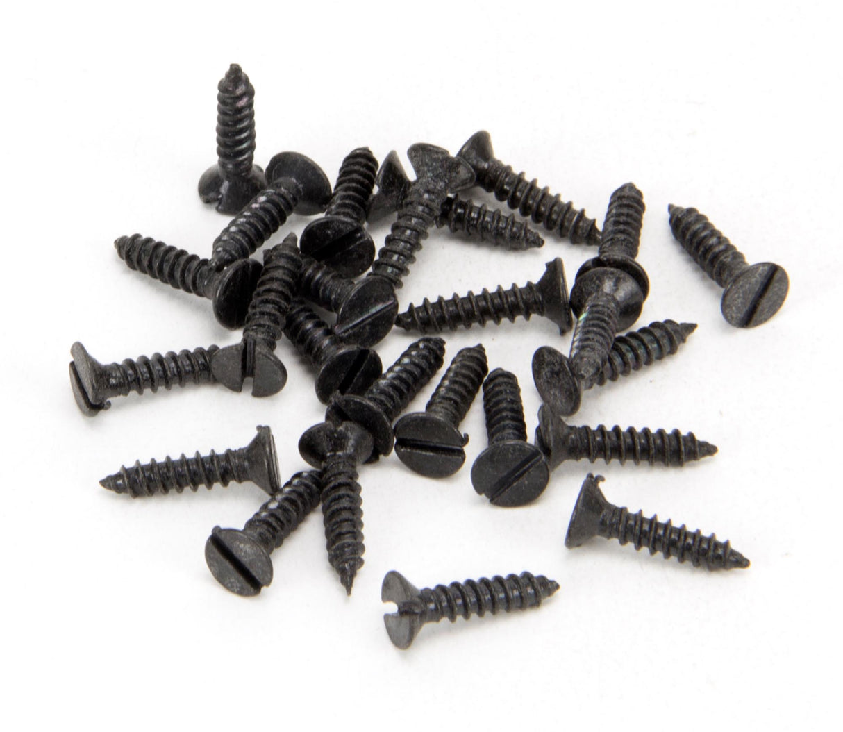 From The Anvil - Black 4 x 1/2" Countersunk Screws (25) | Sku. 33402 | Trade Door Handles.