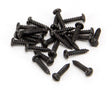 From The Anvil - Black 4 x 1/2" Round Head Screws (25) | Sku. 33403 | Trade Door Handles.