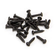 From The Anvil - Black 4 x 1/2" Round Head Screws (25) | Sku. 33403 | Trade Door Handles.