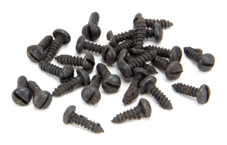 From The Anvil - Beeswax 6 x 1/2" Round Head Screws (25) | Sku. 33404 | Trade Door Handles.