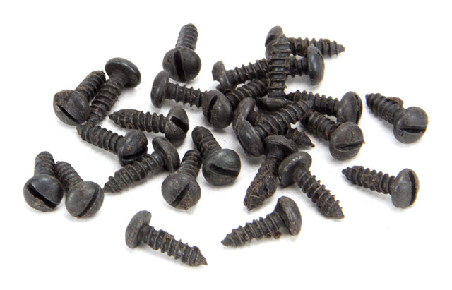 From The Anvil - Beeswax 6 x 1/2" Round Head Screws (25) | Sku. 33404 | Trade Door Handles.