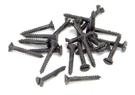 From The Anvil - Beeswax 6 x 1" Countersunk Screws (25) | Sku. 33405 | Trade Door Handles.