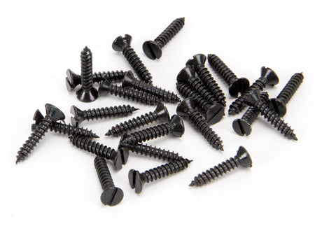 From The Anvil - Black 6 x 3/4" Countersunk Screws (25) | Sku. 33408 | Trade Door Handles.