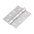 This is an image of Timco - Grade 13 Fire Door Hinges - Satin Stainless Steel 101 x 76 x 3 (1 Pairs Box) 334111