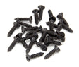 From The Anvil - Black 8 x 3/4" Countersunk Screws (25) | Sku. 33413 | Trade Door Handles.