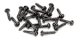 From The Anvil - Black 8 x 3/4" Round Head Screws (25) | Sku. 33414 | Trade Door Handles.