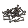 From The Anvil - Beeswax 8x1" Round Head Screws (25) | Sku. 33415 | Trade Door Handles.