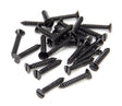 From The Anvil - Black 8 x 1" Countersunk Screws (25) | Sku. 33417 | Trade Door Handles.