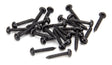 From The Anvil - Black 8 x 1" Round Head Screws (25) | Sku. 33418 | Trade Door Handles.