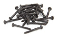 From The Anvil - Beeswax 10 x 1 1/2" Round Head Screws (25) | Sku. 33419 | Trade Door Handles.