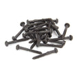 From The Anvil - Beeswax 10 x 1 1/2" Round Head Screws (25) | Sku. 33419 | Trade Door Handles.