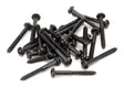 From The Anvil - Black 10 x 1 1/2" Round Head Screws (25) | Sku. 33420 | Trade Door Handles.