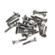 From The Anvil - Pewter 6 x 1" Countersunk Screws (25) | Sku. 33424 | Trade Door Handles.
