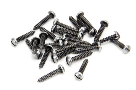 From The Anvil - Pewter 6 x 3/4" Round Head Screws (25) | Sku. 33426 | Trade Door Handles.