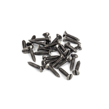 From The Anvil - Pewter 8 x 3/4" Countersunk Screws (25) | Sku. 33430 | Trade Door Handles.