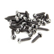 From The Anvil - Pewter 8 x 3/4" Round Head Screws (25) | Sku. 33431 | Trade Door Handles.