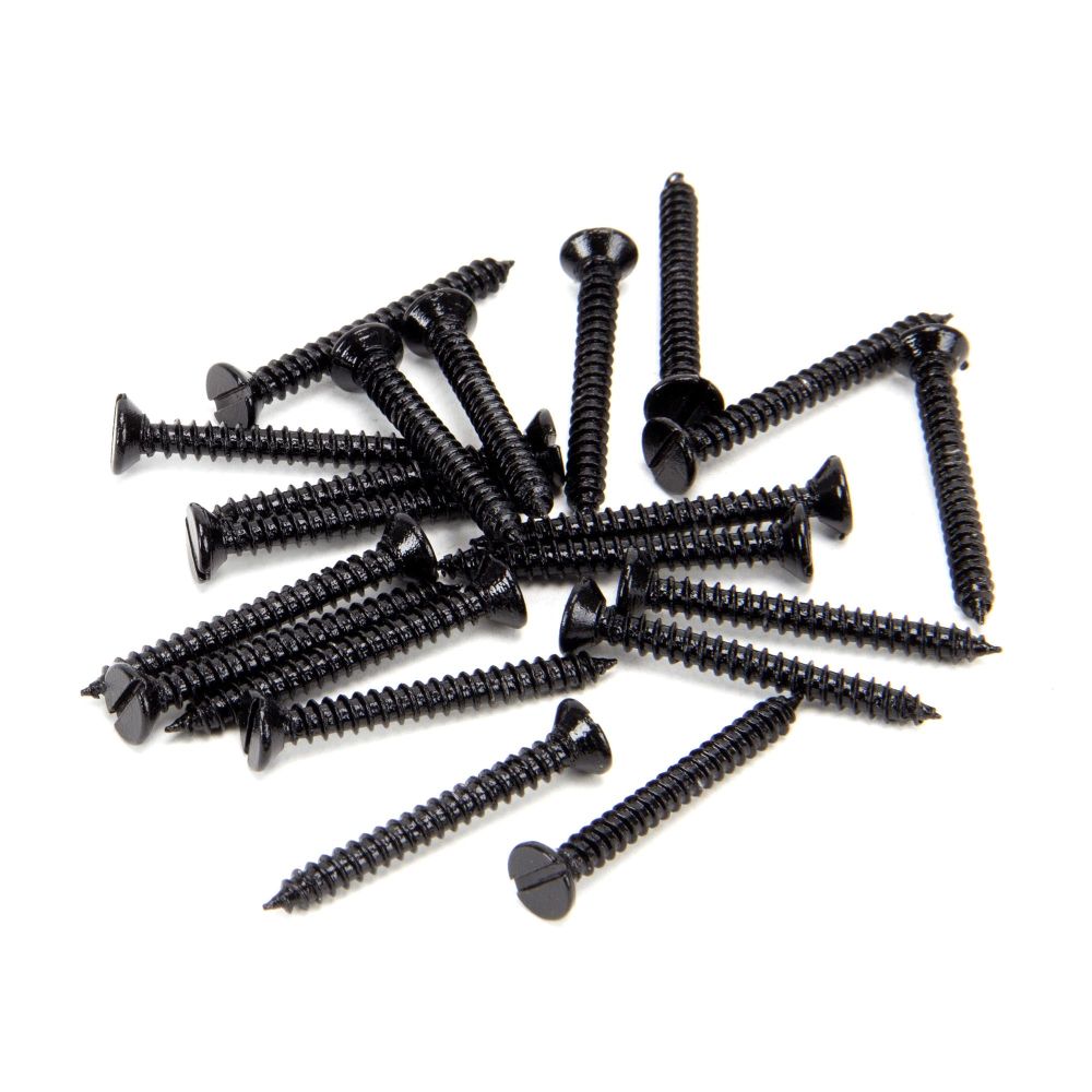 From The Anvil - Black 6 x 1ÃƒÆ’Ã†€™Ãƒ€ ‚¬„¢ÃƒÆ’¢‚¬Å¡¬Ãƒ€¦¡ÃƒÆ’Ã†€™€š¬Ã…¡ÃƒÆ’‚¬Å¡¼" Countersunk Screws (25) | Sku. 33432 | Trade Door Handles.