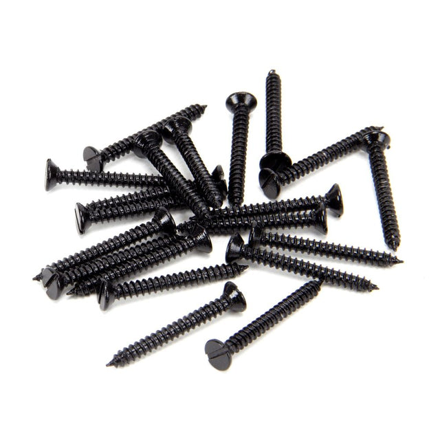 From The Anvil - Black 6 x 1ÃƒÆ’Ã†€™Ãƒ€ ‚¬„¢ÃƒÆ’¢‚¬Å¡¬Ãƒ€¦¡ÃƒÆ’Ã†€™€š¬Ã…¡ÃƒÆ’‚¬Å¡¼" Countersunk Screws (25) | Sku. 33432 | Trade Door Handles.