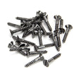 From The Anvil - Pewter 8 x 1" Countersunk Screws (25) | Sku. 33434 | Trade Door Handles.