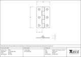 From The Anvil - Beeswax 3" Butt Hinge (pair) | Sku. 33436 | Trade Door Handles.