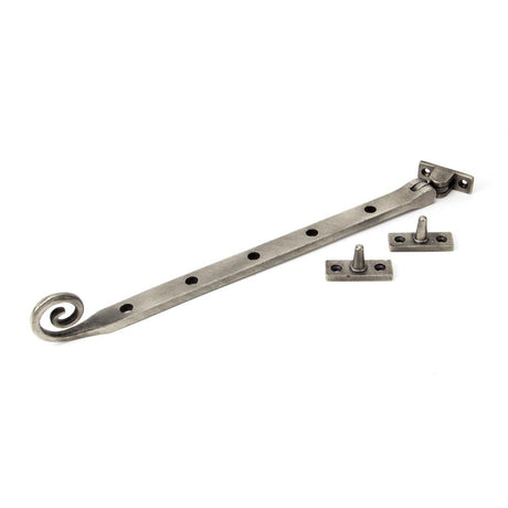 From The Anvil - Antique Pewter 12" Monkeytail Stay | Sku. 33454 | Trade Door Handles.