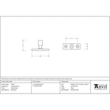 From The Anvil - Electro Brass Locking Stay Pin | Sku. 33462 | Trade Door Handles.