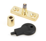 From The Anvil - Electro Brass Locking Stay Pin | Sku. 33462 | Trade Door Handles.