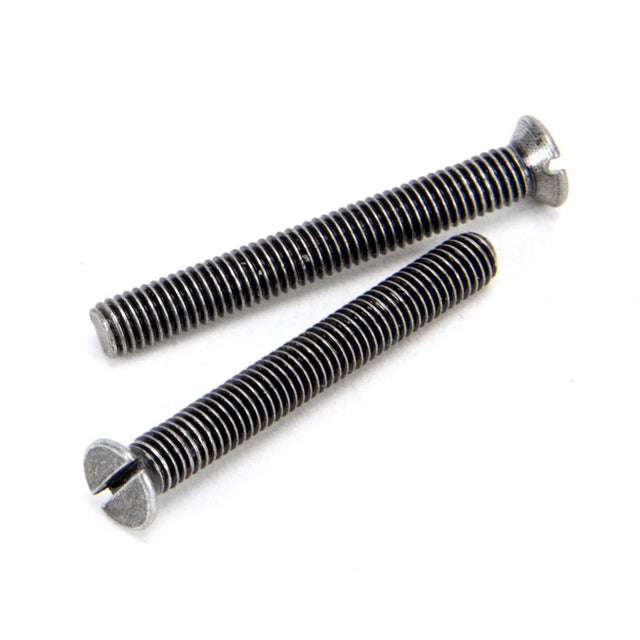 From The Anvil - Pewter M5 x 40mm Male Screws (2) | Sku. 33464 | Trade Door Handles.