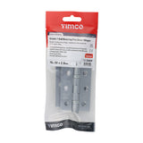 This is an image of Timco - Grade 7 Ball Bearing Fire Door Hinges - Satin Chrome 76 x 50 x 2.0 (1 Pairs TIMpac) 334654P