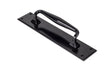 From The Anvil - Black Pull Handle on Backplate | Sku. 33466 | Trade Door Handles.