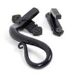 From The Anvil - Black Locking Shepherd's Crook Fastener - LH | Sku. 33468 | Trade Door Handles.