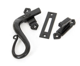 From The Anvil - Black Locking Shepherd's Crook Fastener - LH | Sku. 33468 | Trade Door Handles.