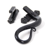 From The Anvil - Black Locking Shepherd's Crook Fastener - RH | Sku. 33469 | Trade Door Handles.